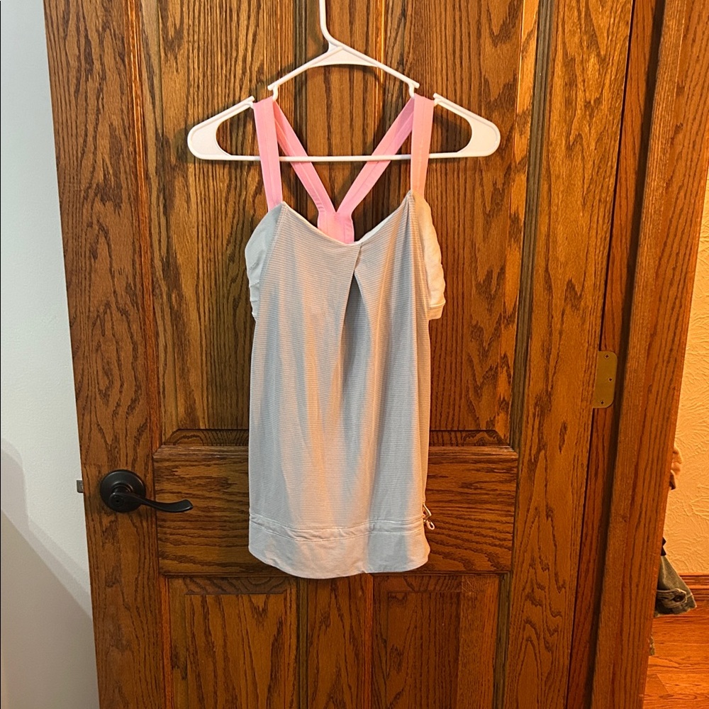 lululemon athletica Pink and Gray Camisole